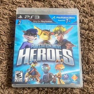 Sony PlayStation Move Heroes for PS3 - Blue and Silver